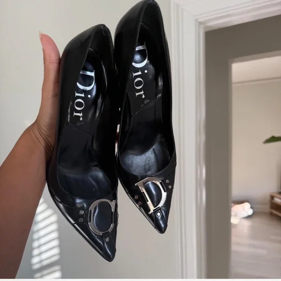 VINTAGE CHRISTIAN DIOR HEELS - Picture 5 of 8